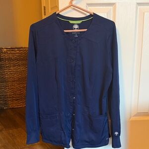 Healing hands hh works Navy Blue Women's  scrub Jacket